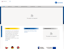 Tablet Screenshot of euroceras.com